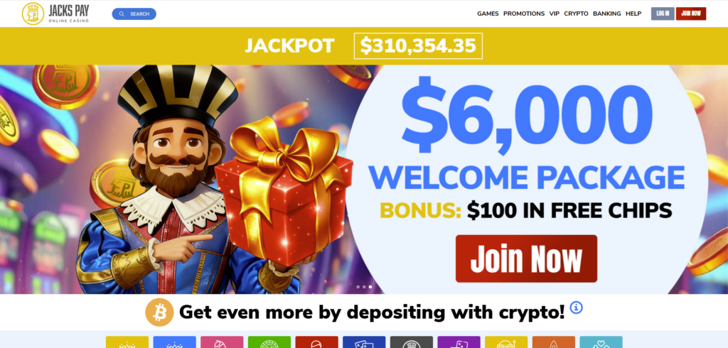 Jacks Pay online casino - best for slots and fast payouts